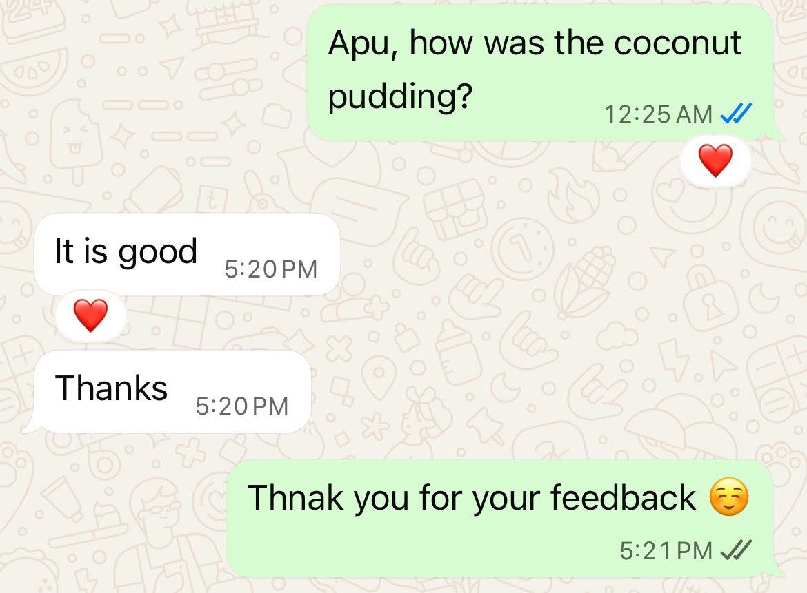 Customer review screenshot